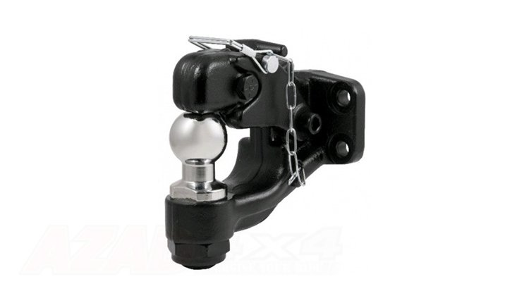 PINTLE TOW HOOK WITH CHROME BAR